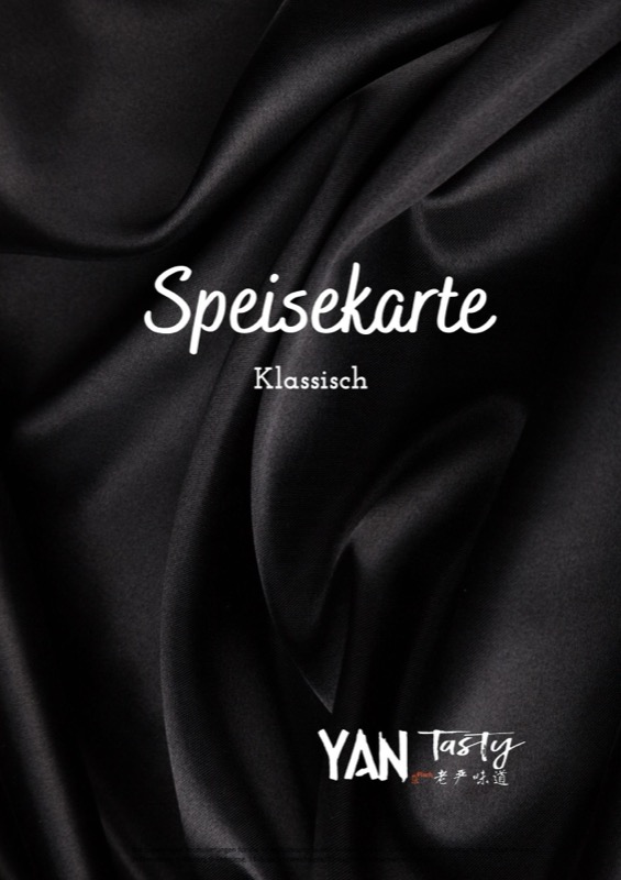 Klassische Speisekarte – Seite 1